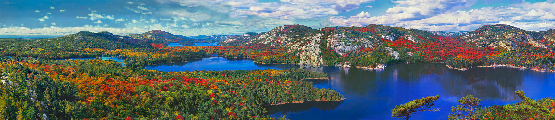 THE CRACK IN FALL, KILLARNEY PROVINCIAL PARK, ONTARIO
